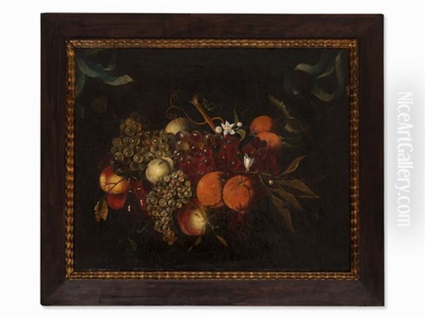 A Swag Of Fruits And Flowers - view 1