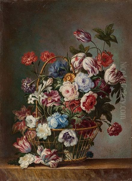 Blumenstillleben (pair) - view 1