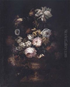 Blumenstilleben In Vase by Jacob Marrel