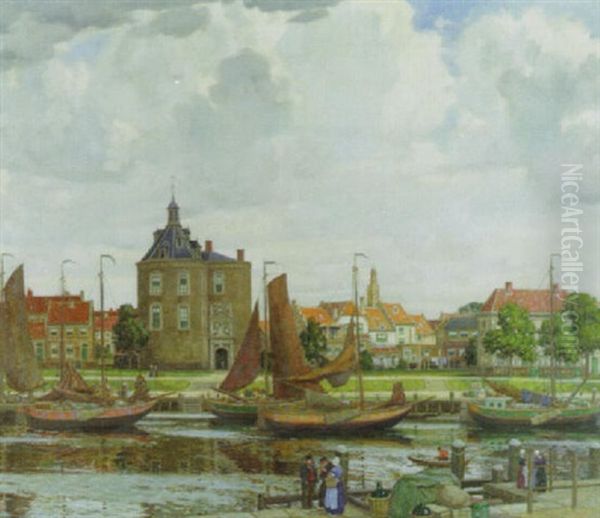 The Haven, Enkhuisen, Holland - view 1
