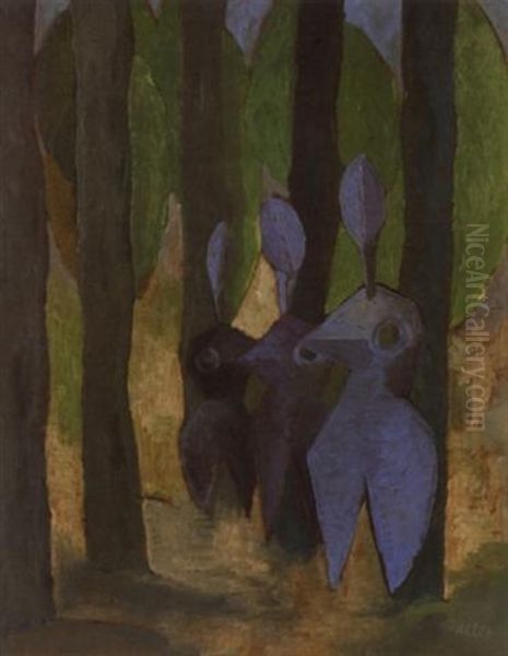 Figures In A Forest - view 1