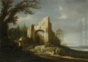 Landschaft Mit Ruinen by Evert Marseus Van Schrieck