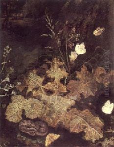 A Forest Floor Still Life by Otto Marseus van Schrieck
