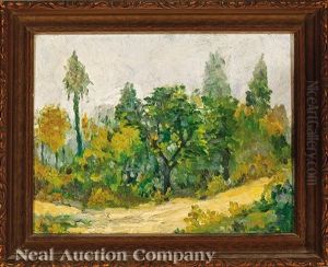 A Wooded Path by James Harvey (John Paul) Marsh