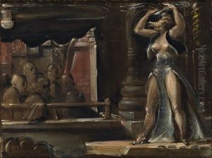 Hudson Burlesk by Reginald Marsh
