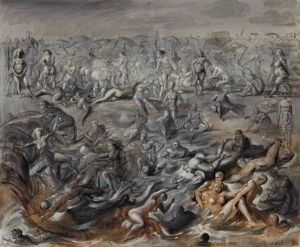 Coney Island Beach Scene by Reginald Marsh
