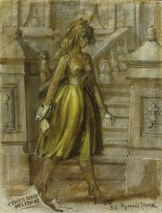 Walking Woman: A Double-sided Painting by Reginald Marsh