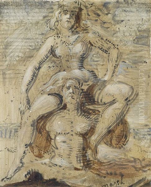 Strongman And Lady Friend - view 1