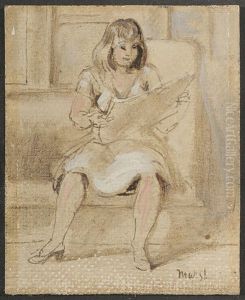 Woman Seated by Reginald Marsh