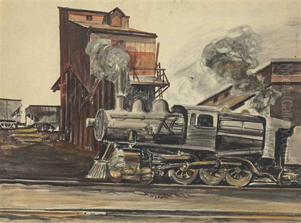 Untitled (locomotive) - view 1