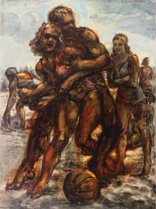 Men And Women At Play, Coney Island by Reginald Marsh