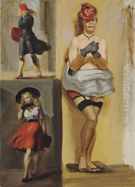 Untitled (studies Of Three Women) - view 1