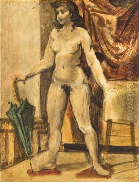 Nude Woman (rect) And Sketch (verso) (2 Works) - view 1