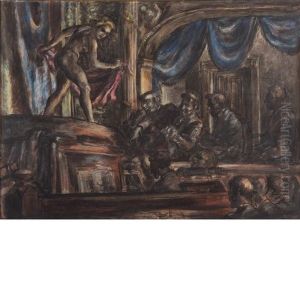People - Follies No. 2 by Reginald Marsh