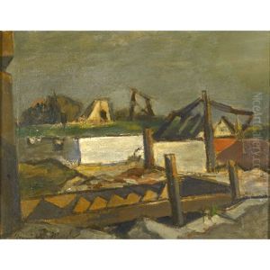 Cement Mill Ruin No.2 by Reginald Marsh