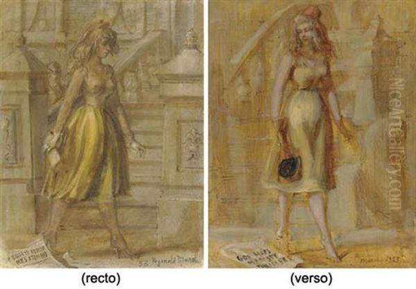 Walking Woman (dbl-sided) - view 1