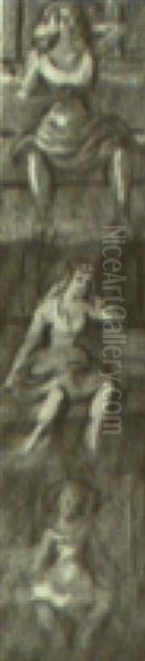 Three Girls (study) - view 1