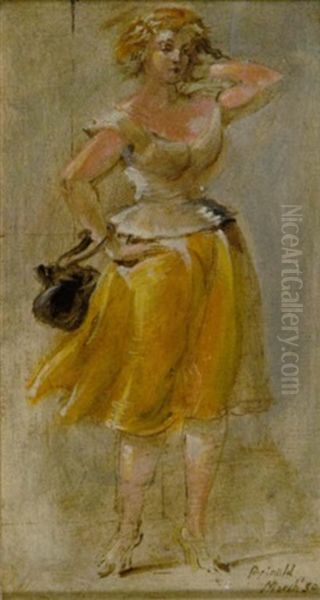 Girl In A Yellow Dress - view 1