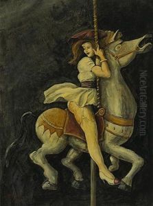 Carousel by Reginald Marsh