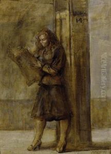 Waiting For The Subway, 14th Street Irt by Reginald Marsh