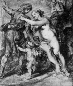 Rubens' Venus & Adonis by Reginald Marsh