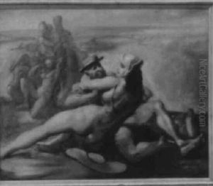 Coney Island Beach Scene by Reginald Marsh