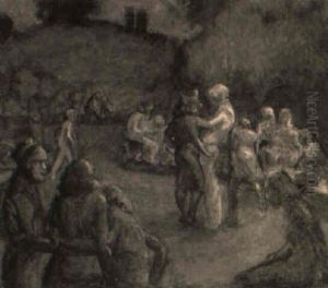 Sailors In The Park by Reginald Marsh