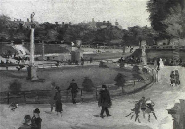 Luxembourg Gardens, Paris - view 1
