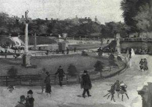 Luxembourg Gardens, Paris by Reginald Marsh