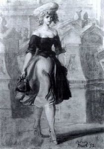 Out For A Stroll by Reginald Marsh