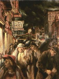 14th Street, 1927 by Reginald Marsh