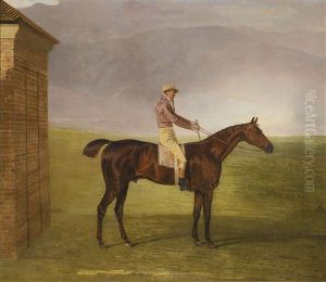 Mr. Henry Vansittart's Chestnut Colt Burleigh With Sam Chifney Up, By The Rubbing-down House At Newmarket by Benjamin Marshall