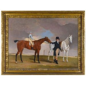 Lord Rous's Racehorse "shrapnell", With His Trainer, Dixon Boyce, And Jockey, William Arnull Up by Benjamin Marshall