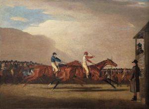 A Match Between "eagle" And "bobtail" At Newmarket