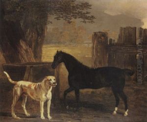 "soncho", A Bay Pony, With "cato" by Benjamin Marshall