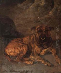 Study Of Brindle Mastif by Benjamin Marshall