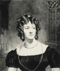 Portrait Of The Artist's Wife, Half Length Portrait Of The Artist's Wife, Half Length