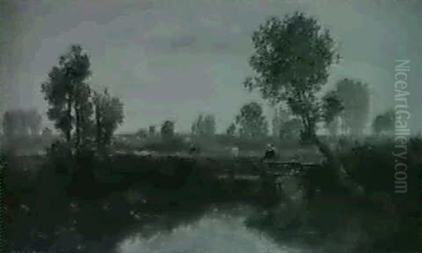 An Old Bridge And Country Of The Test, Hants - view 1