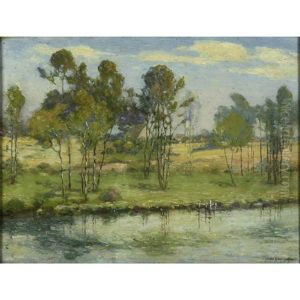 A River Landscape A River Landscape
