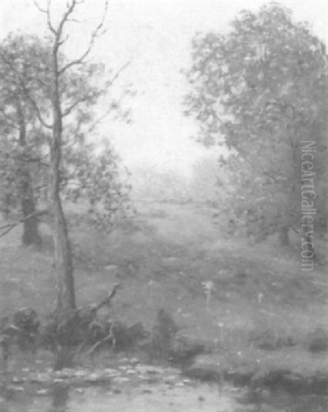 Maryland Landscape With Pond - view 1