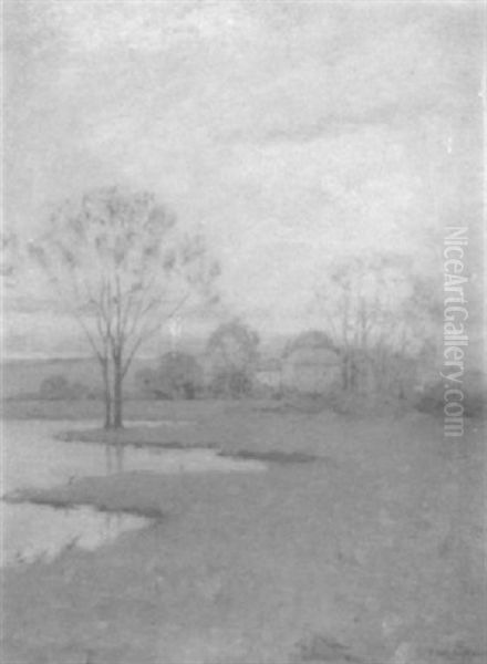 Rural Maryland Landscape At Sunset - view 1