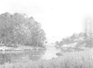 Spring River Landscape