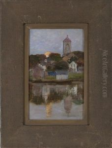 Reflections At Sunset by Frank Warren Marshall