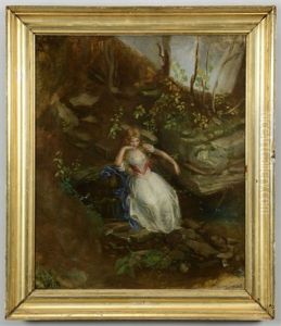 Young Girl In A Forest Young Girl In A Forest