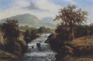 Mountainous Landscape by Robert Angelo Kittermaster Marshall