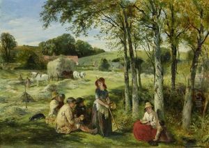 Field Hands At Rest by Thomas Falcon Marshall
