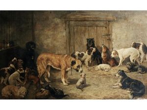 Temporary Lodgings Down At The Dogs Home by William Elstob Marshall
