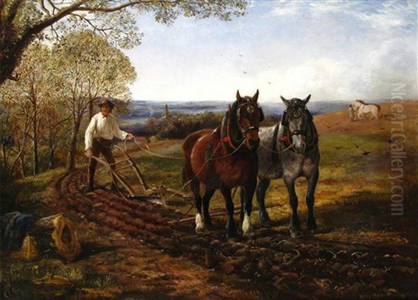 Ploughing In Surrey - view 1