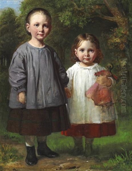 Two Little Girls - view 1