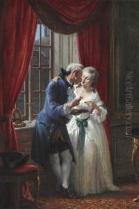 A Newly Married Couple by Wilhelm Nicolai Marstrand